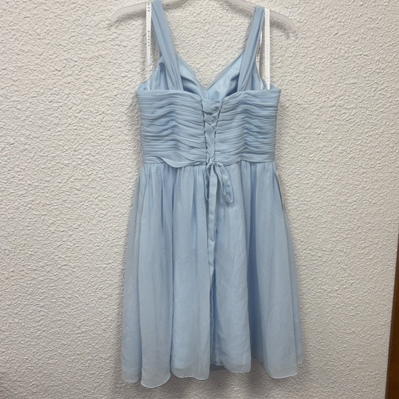 AZAZIE Women’s Angie Sky Blue Formal or Bridesmaids Dress Size 12 - Picture 2 of 9